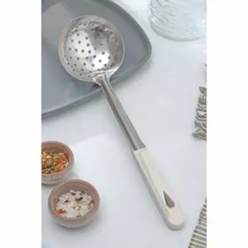 Шумовка Доляна «Соната», h=34 см, нержавеющая сталь, цвет серебряный