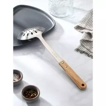 Шумовка «Эко», h=38.5 см, нержавеющая сталь