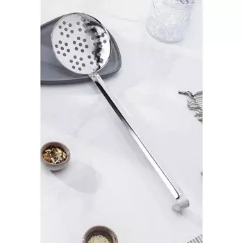 Шумовка средняя «Поварская», длина ручки 39 см, d=14,5 см