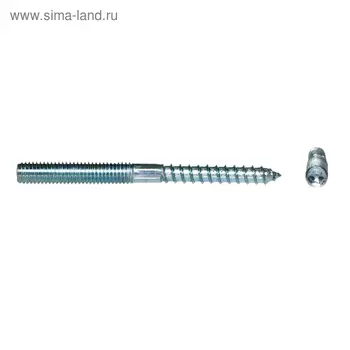 Шуруп-шпилька Steelrex, середина шестигранник, цинк 10х120, 50 шт.