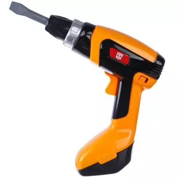 Шуруповёрт детский, 3 насадки, работает от батареек, Трансформеры