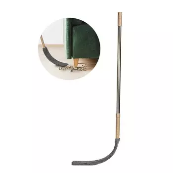 Швабра для мытья пола ORION 1117F, плоская, гибкая, микрофибра, цвет бежевый