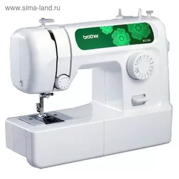 Швейная машина Brother RS-100S, 14 операций, потайная, эластичная строчка, белая