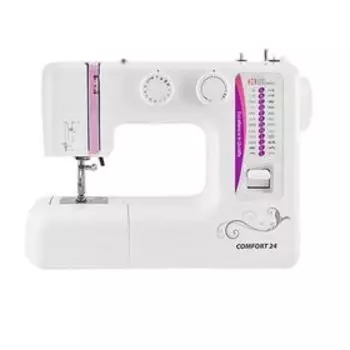 Швейная машина Comfort 24, 24 операции, обметочная строчка, белая
