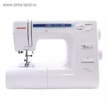 Швейная машина Janome My Excel 1221, 75 Вт, 19 операций, автомат, бело-синяя