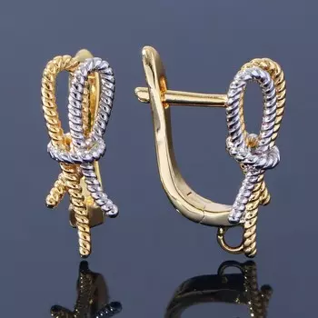 Швензы родированные "Узел" жгут