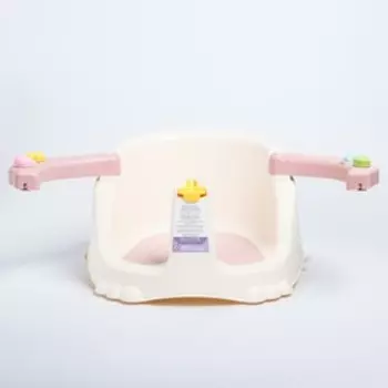 Сиденье для купания со съемным бампером, цвет розовый