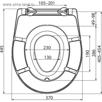 Сиденье для унитаза Alcaplast A606, универсальное SOFTCLOSE с вкладышем, дюропласт