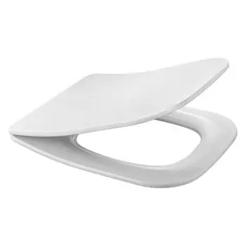 Сиденье для унитаза BERGES Quad slim PSO 028703, полипропилен, микролифт, цвет белый