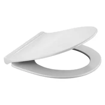 Сиденье для унитаза BERGES Real slim SO 010303, дюропласт, микролифт, цвет белый