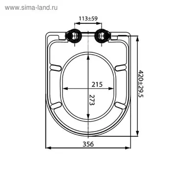 Сиденье для унитаза IDDIS 001DPSEi31, универсальное, микролифт, легкосъемное, дюропласт