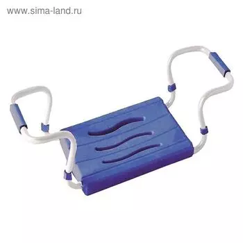 Сиденье для ванной тёмно-синее, стальной каркас, нагрузка до 150 кг