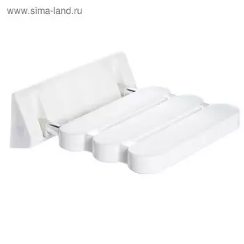 Сиденье откидное в ванну, цвет белый