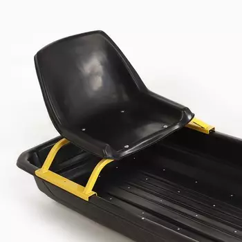 Сиденье поперечное с пластиковым сиденьем со спинкой С-6