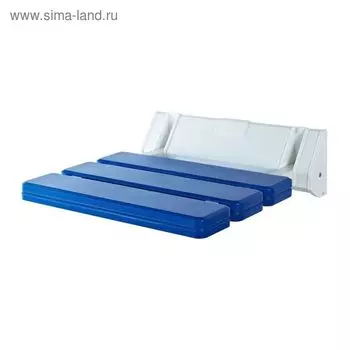 Сидение откидное в ванну, цвет синий