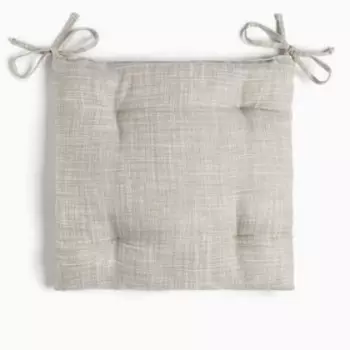 Подушка на стул Доляна "Душевная кухня" 42х42 см, 50% хл, 50% пэ, рогожка 158 г/м2