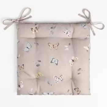Подушка Этель Butterflies 42х42 см, 100% хл, рогожка 186 г/м2