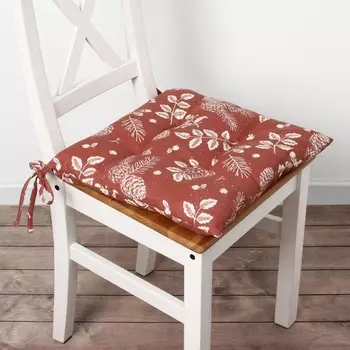 Сидушка Этель "Plants" 40х40 см, 100% хл, рогожка 186 г/м2