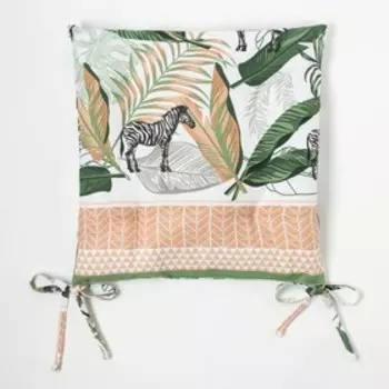 Сидушка на стул Доляна Modern kitchen 42х42х7см, МИКС,100% хл,164 г/м2