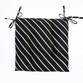 Сидушка на стул Этель "Golden lines" 42х42х7см, 100%хл, саржа 190 г/м2