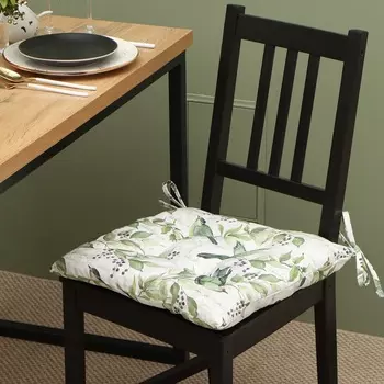 Подушка на стул Этель "Готовь с душой" 42х42см, 100% хлопок, 190 г/м2