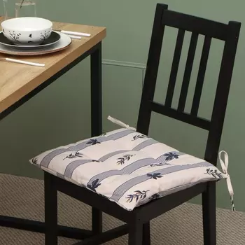 Подушка на стул Этель "Leaves" 42х42см, 100% хлопок, репс 220 гр/м2