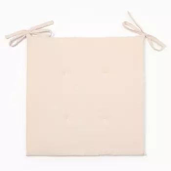 Подушка на стул с завязками Этель Dream, 40*40 см., 100% лён