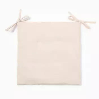 Подушка на стул с завязками Этель ЕСО, 40*40 см, 100% лён