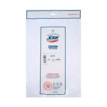 Сифон для душевого поддона "АНИ" Бриг E615, 1 1/2", плоский, с гофрированной трубой 40x50 мм