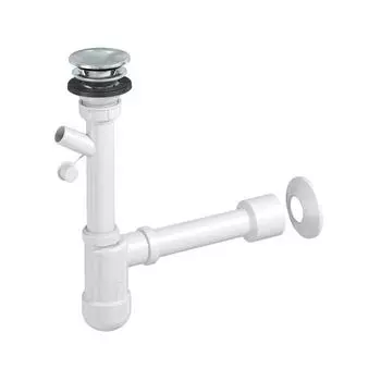 Сифон для раковины SantecPro AQ372P5, 1 1/4", без перелива, клик-клак