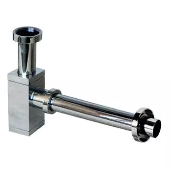 Сифон для раковины SantecPro AQ4832R, 1 1/4", без перелива, латунь, хром