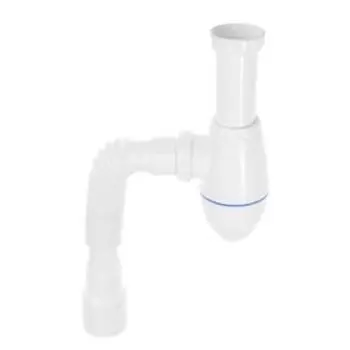 Сифон для раковины Unicorn А420, 1 1/2"/1 1/4"х40 мм, без выпуска, с гибкой трубкой 40/50 мм