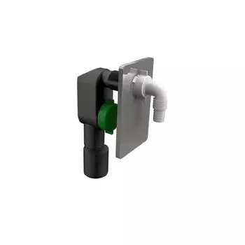 Сифон для стиральной и посудомоечной машины BONOMINI 3200IX50B9WZ, под штукатурку, хром