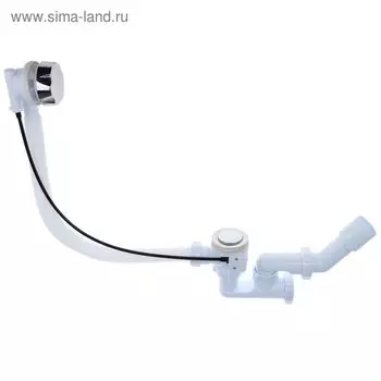 Сифон для ванны "АНИ Пласт" EM321, 520 мм, автослив, регулируемый, металлический