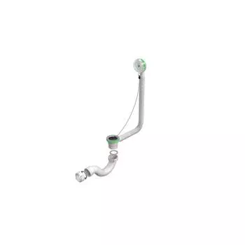 Сифон для ванны BONOMINI 4149EX64B0WZ, резиновая пробка, сеточка металл, d=40 мм