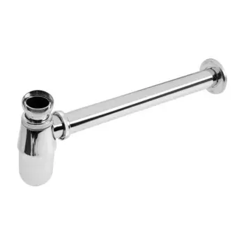 Сифон ZEIN, для умывальника, бутылочный, 1 1/4" х 32 мм, цинк, цвет хром