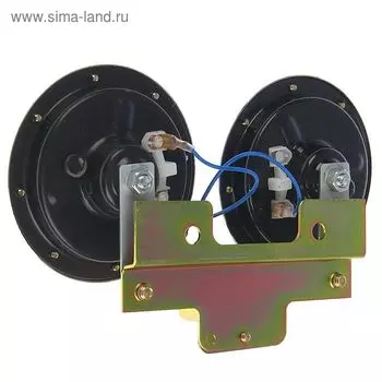 Сигнал автомобильный AVS Electric 1052, 12 В, 335/435 Гц, 120 Дб, d=125 мм, набор 2 шт.