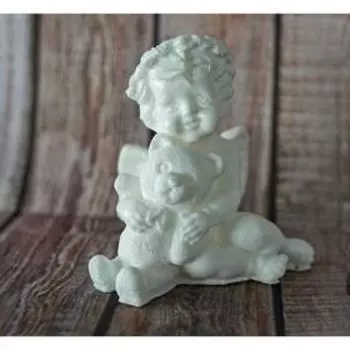 Силиконовая форма «Ангел с медвежонком S»