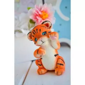 Силиконовая форма для мыла «Тигр с лапой»