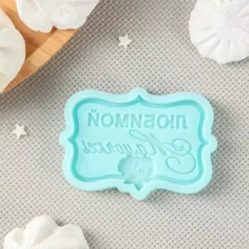 Силиконовый молд «Любимой мамочке», 6,54,20,6 см, цвет бирюзовый