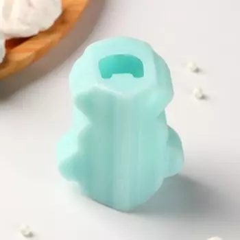 Силиконовая форма «Оленёнок», 5,2×3,7 см, высота 6,8 см, цвет бирюзовый