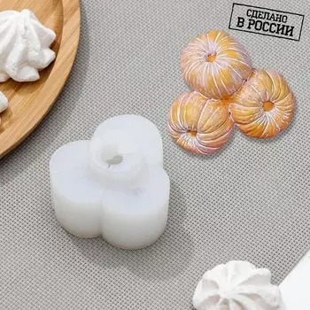 Силиконовая форма «Вставка мандарины очищенные», 5,9×5,9×4,3 см, цвет прозрачный