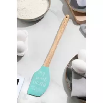 Силиконовая лопатка «Мята» на формовой подложке, 9.6 30 см