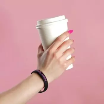 Силиконовый браслет Baby mama, женский, цвет чёрный, 18см