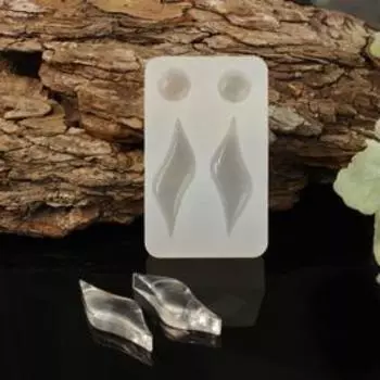 Силиконовый молд «2 круга, 2 волны»