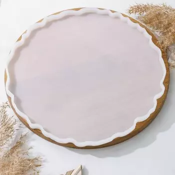 Молд Доляна «Эстель», силикон, d=34 см, прозрачный