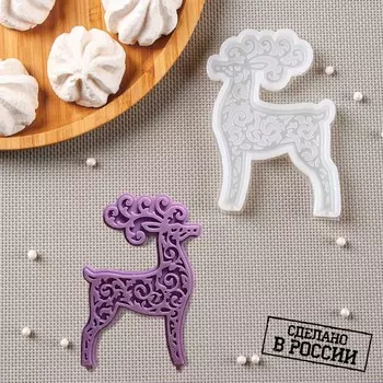 Силиконовый молд «Олень», 117,5 см, цвет прозрачный