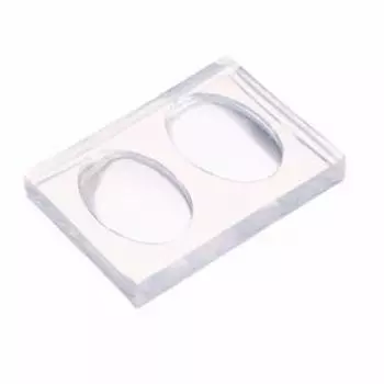 Силиконовый молд овальных линз, Л-142, 30 мм