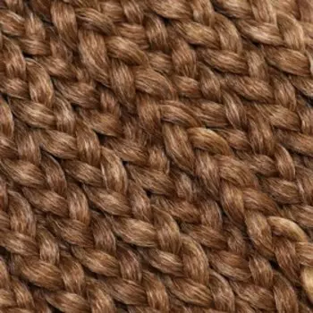SIM-BRAIDS Афрокосы, 60 см, 18 прядей (CE), цвет каштановый/светло-русый/молочный(#FR-28)
