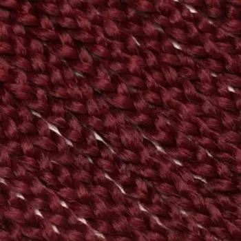 SIM-BRAIDS Афрокосы, 60 см, 18 прядей (CE), цвет тёмно-бордовый(#118)